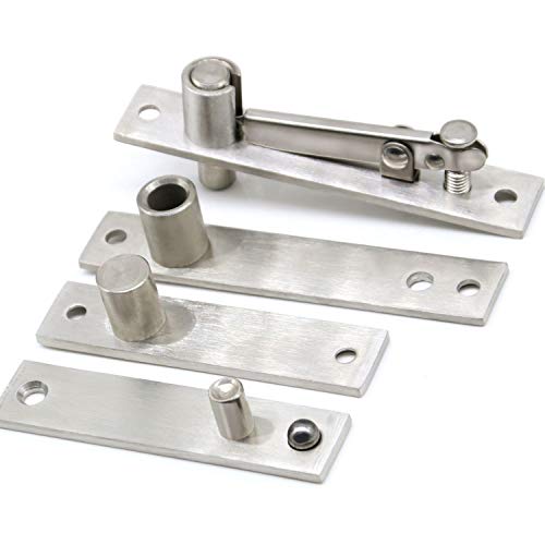 Zoenhou Hidden Door Pivot Hinge 360 Degree Rotating Heavy Duty Stainless Steel Hinges For Revolving Wood Glass Alloy Doors Adjustable Hinge Brushed Finish Hardware Supplies Pricepulse