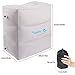 kilofly Inflatable Foot Rest Adjustable Car Plane Leg Air Travel Pillow + Pump