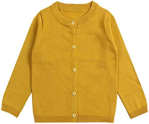 baby girl mustard cardigan