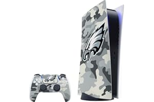 Skinit Decal Gaming Skin Compatible with PS5 Bundle - Officially Licensed NFL Philadelphia Eagles Camo Design