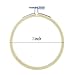 Ivinxy 10 Pieces 3inch 8cm Round Wooden Embroidery Hoops Set Bulk Wholesale Adjustable Bamboo Circle Cross Stitch Hoop Ring