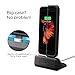 Spigen S315 Apple iPhone Stand for iPhone X / 8 / 8 plus / 7 / 7 Plus / 6S / 6S Plus & More - Only Compatible with Apple Original Lightning Cable - Black