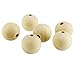 JPSOR 150pcs Natural Round Wood Loose Spacer Beads (100pcs 12mm + 50pcs 20mm)