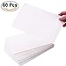 60 Sheets 100% Rag Cotton Watercolor Paper Cold Press Cut Bulk Pack for Beginning Artists 6 x 9 Inch