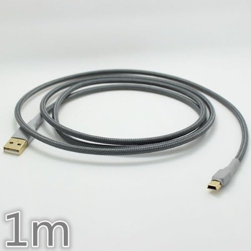 Male USB to Mini USB Gold Cable for Mechanical Gaming Keyboard 1m (Random: Color)