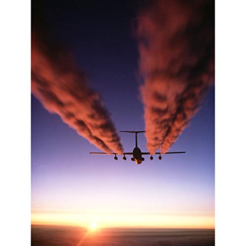 Simons Miltary USA USAF C-141 Starlifter Aircraft Photo Art Print Canvas Premium Wall Decor Poster Mural