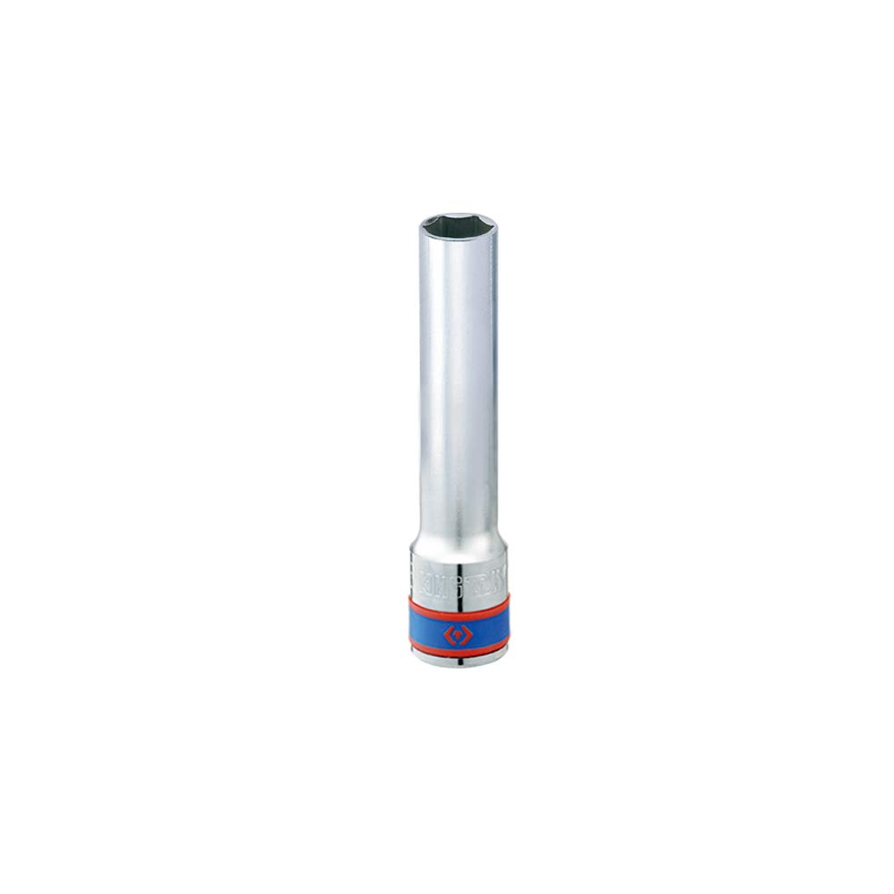 KING TONY 424512M Socket Long 1/2" L:90mm 12mm for DIYers & Professionals, Made for Repair and Installation tasks, 90mm, 12mm