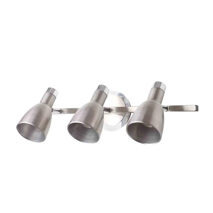 SuperScape Outdoor Lighting LeArc Satin Nickel Mirror Lights and Spot Light Bars