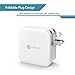 iClever BoostCube+ 36W Dual USB Wall Charger (1 QC 3.0 + 1 SmartID Port), White
