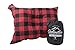 Big & Cozy Camp Pillow | Extra Large 20 in. by 14 in. Inflatable Travel / Camping Pillow with Soft Microfiber Flannel | The Big Ezzz by Relentless Recreation - Red Flannel