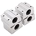 BQLZR SC8UU Linear Motion Ball Bearing CNC Slide Bushing 34.5mm Length Pack of 4