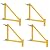 Werner SRO-72-4 Outrigger Accessory, 4-Pack