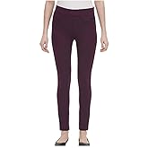 DKNY Ladies Pull-on Ponte Pant - Large Sizes - Black Gray Purple