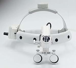 Amazon.com: Dental 5W LED Surgical Headlight 2.5X420mm