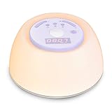 VEHOLION Light Therapy Lamps, Sleep Therapy Wake Up Light Alarm Clock with Sunrise Simulation and 4 Natural Sounds, HappyLight, Snooze Function and Timer White Noise Sound LED Rechargeable, MY-6