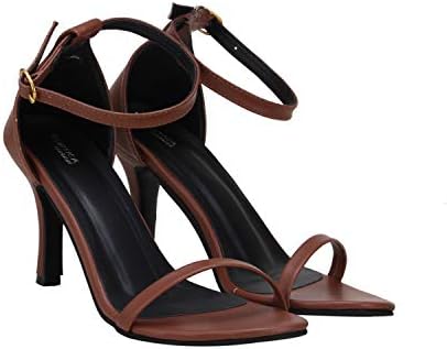 CORTICA Women's and Girls's Formal Patent Leather Pencil Heel Sandal