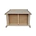 International Concepts Dresser with 3 Drawers, Unfinished
