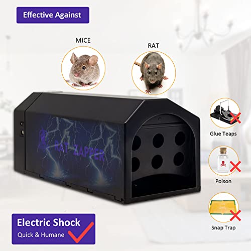 Thanos Electric Rat Trap Effective Humane Indoor Mouse Trap Killer Upgraded Instantly Kill