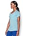 Under Armour Womens Tech V-Neck Twist Short-Sleeve T-Shirt , Sky Blue (914)/Metallic Silver , Small