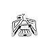 JGFinds Native American Tribal Spacer Beads, Wholesale 50 Pack of Silver Tone Charms - Eagle Bird