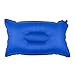 Self Inflating Camping Pillow, Compressible Travel Pillow, Foldable Air Pillow, Inflatable Pillow & Outdoor Pillow for Backpacking, Camping, Hiking, Traveling, Beach, Picnic, Outdoor Sports (Blue)