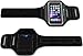iPhone 6 6S Plus Armband: Stalion Sports Running & Exercise Gym Sportband (5.5-Inch)(Jet Black) Water Resistant + Sweat Proof + Key Holder + ID/Credit Card/Money Holder