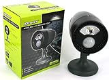 Dorcy 41-1071 180-Degree Wireless Motion Sensing LED Flood Light, 120-Lumens, Black Finish