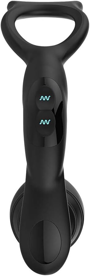 Nexus SIMUL8 Plug Edition Vibrating Dual Motor Anal Cock and Ball Toy, Black - Image 5