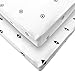 iLuvBamboo Bamboo Cotton Jersey Changing Pad Cover Set – 2 Pack – Black, Grey and White