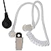 2 X FANVERIM Snap On Replacement Acoustic Tube for Two-Way Radio Audio Headset Kit (2 Pack)