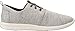 TOMS Women's Del Rey Sneaker Grey Diamond Melange 8 B US