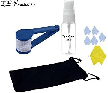 Eye Can See Glass Cleaning Kit Sunglasses Specticles Microfiber Random Color Case