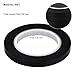 BBTO 6 Pieces Graphic Chart Tape Art Grid Marking Tapes Self-Adhesive Grid Marking Tapes Whiteboard Gridding Tapes, Black (6 mm Width)