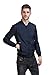 YIDI Men's Casual Classic Slim Bike Motorcycle Coat Outwear Long Sleeve Waterproof Bomber Jacket Dark Blue