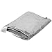 Meiz Total Body/Pregnancy Pillow Replacement Cover - U Shaped - Double Zippered Removable Velvet Case - Fit 55