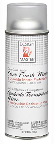 Design Master DM-HDF-169 Home Decor Finish Aerosol Spray, 11-Ounce, Clear Matte