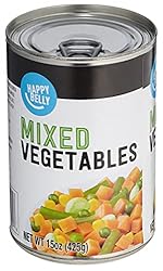 Amazon Brand - Happy Belly Mixed Vegetables, 15 oz