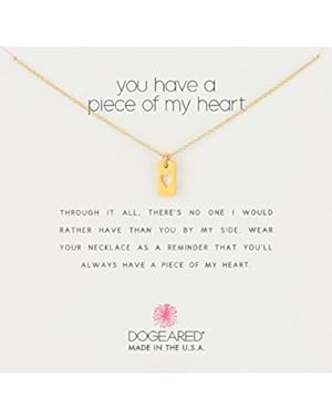 You Have A Piece of My Heart Pendant Necklace, 18