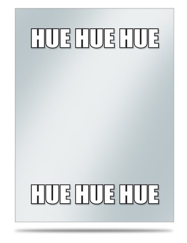 "HUE HUE HUE" Standard Size Printed Deck Protector Covers