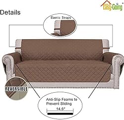 Easy-Going 4 Seater Sofa Slipcover Reversible Sofa