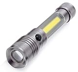 BEST LED FLASHLIGHT + MAGNETIC WORK LIGHT LANTERN [Batteries + Belt Holster INCLUDED] Super Bright 3-in-1! Red Flashing Roadside Emergency High Power Torch | Don't Settle, Get the Best - Be Prepared!!