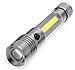 Best LED Flashlight with Ultra Bright Lantern - Car Emergency | Camping | Magnetic Base | Red Flashing Lights | Zoomable | 3-in-1 [Duracell Batteries + Holster] Great Gift!