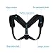 TRILINK Back Posture Corrector for Women & Men - Adjustable and Comfortable Posture Back Brace - Clavicle Support Invisible Under Clothes - Upper Back Pain Relief (Black)