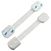 littlejian-6 Packs Child Safety Locks-Baby Lock for Child Proof Cabinet,Drawer,Refrigerator,Doors and Appliance-Easy to install-Uses 3M Adhesive with Adjustable Strap and Latch System
