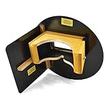 Sarge's Pancake Black Welding Hood Helmet Right Handed Regular Pipeline OSHA Approved (Right Hand