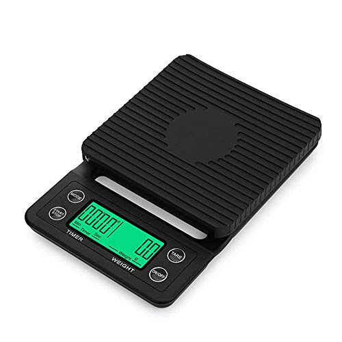 FuriGer Digital Scales, Coffee High Accuracy Multifunction Scales,Jewelry Scale LCD Display Balance Scales Weighing Tool Electronic Stainless Steel Measure Scales,3kg/0.1g