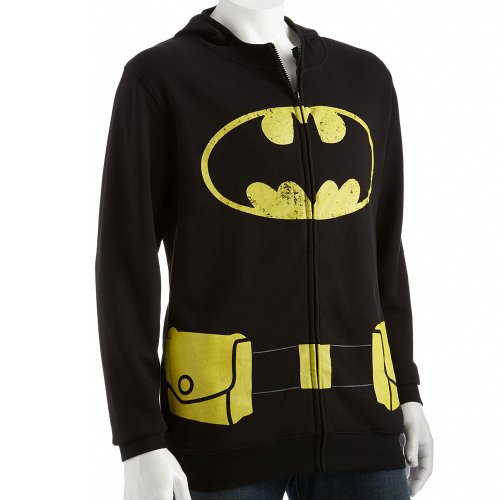 Batman Logo Costume Hoodie - Large