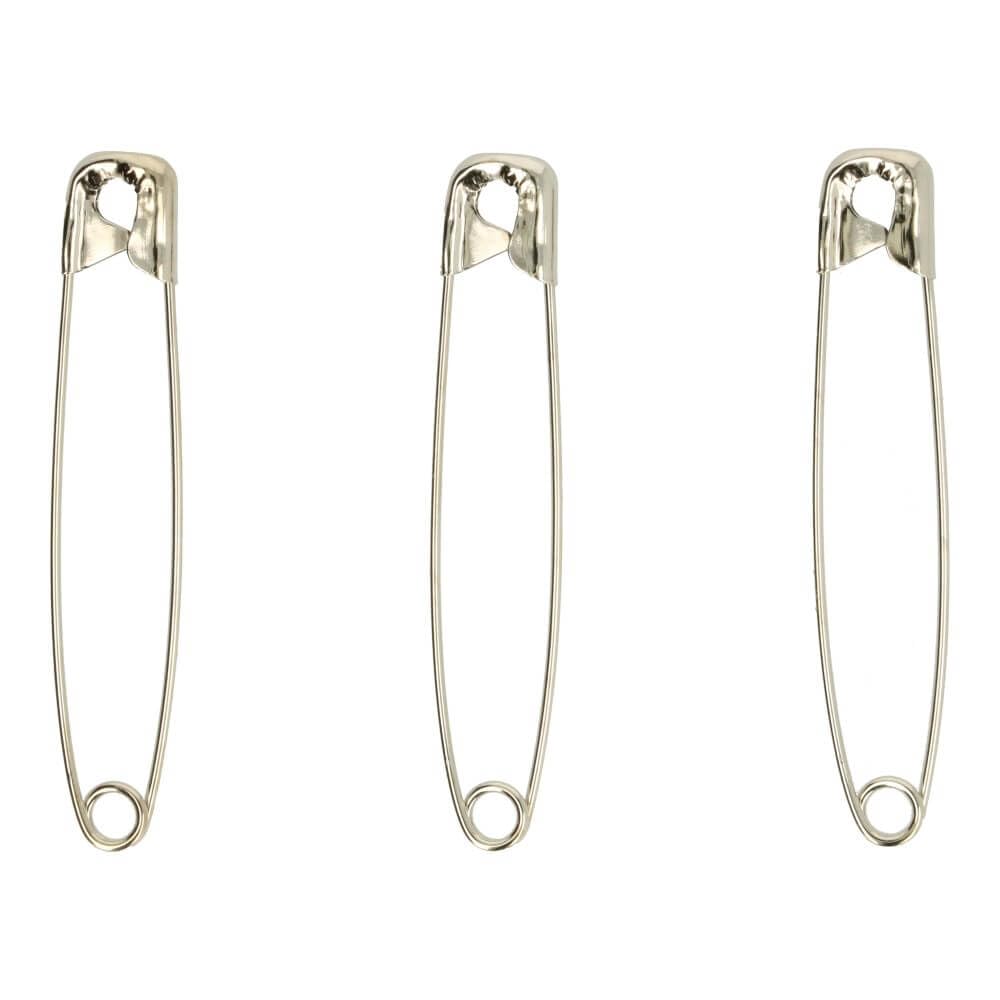 Prym - Prym Steel Silver (57mm) Safety Pins - 1000 Pieces