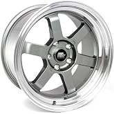 Time Attack 17x9.0 5x114.3 20 ET 73.1 CB Gunmetal w/Machined Lip Wheel by MST