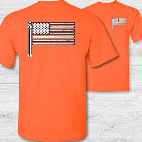 American Flag Sprinkler Fitter Shirt - W